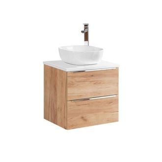 Petits Meubles Mueble lavabo estratificado marr&oacute;n