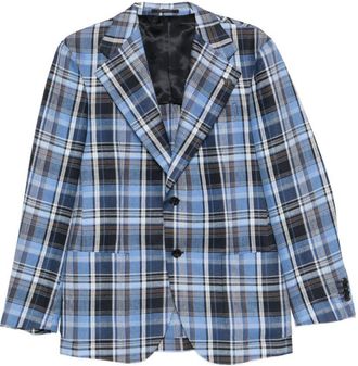 Gabriele Pasini Tailored Checked Notch Lapels Blazer