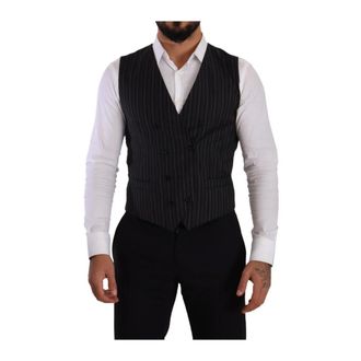 Dolce & Gabbana Heren, Pakken, Grijs, Maat: M Zijde