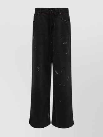 Maison Margiela loose fit denim cotton trousers