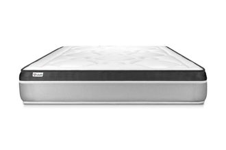 VITALIT Colch&oacute;n blanco con espuma viscoel&aacute;stica 140 x 190