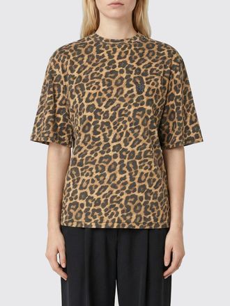 Anine Bing Animal Print Cotton T-Shirt