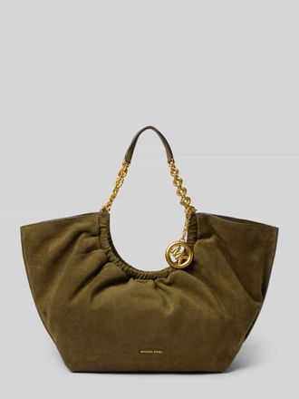 Michael Kors Tote Bag aus echtem Leder Modell Indie in Khaki, Gr&ouml;&szlig;e 1