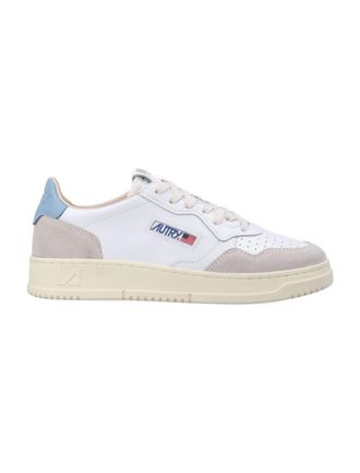 Autry White Color-Block Sneakers
