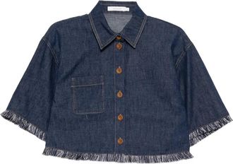 Zimmermann Camicia denim Rhiannon - Blu