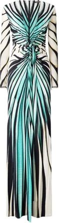 Roberto Cavalli Dames, Jurken, Blauw, Maat: S Viscose