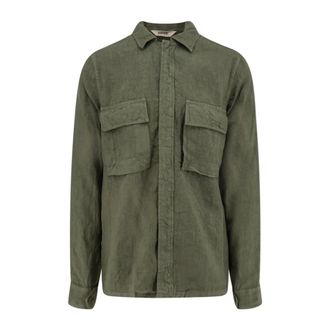 Aspesi Casual Shirts, male, Green, Size: S Aspesi Shirts Green