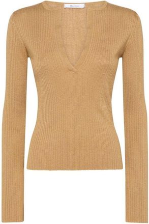 Max Mara Brown Cashmere Womens Sweatshirt