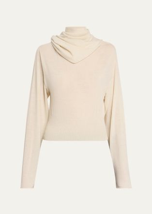 Rick Owens Wool Knit Scarf Top