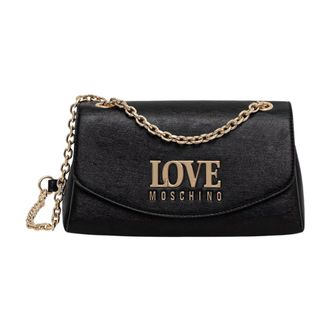 Love Moschino Schoudertas - Dames - Tassen - Zwart - Maat: ONE Size Poliester