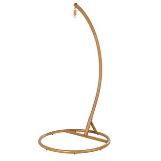 Maisons du monde Pie para sill&oacute;n colgante de acero efecto madera