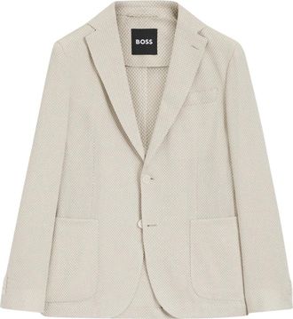 HUGO BOSS C-Hanry-262 Blazer - Heren - Blazers - Beige - 2XL - Katoen - Jassen