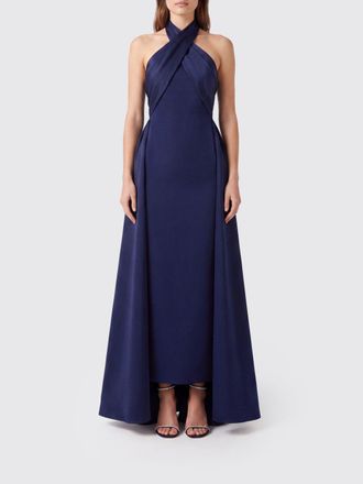 Solace London Long Cady Gown with Halterneck