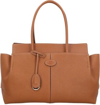 Tod's Shopping Media - Dames - Shoppers - Bruin - ONE Size - Leer - Tassen