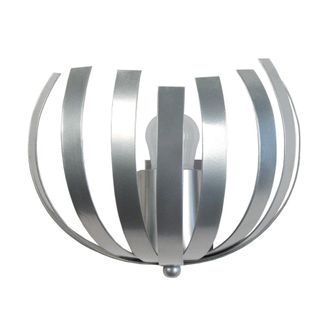 Tosel Aplique de pared metal Alt.12cm aluminio ;Pantalla: negro