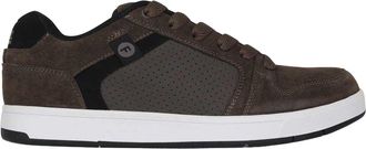 Fabric Ollie leren platte skateschoenen voor heren (Bruin)