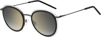 HUGO BOSS BOSS 1276/S 07C5 FQ Black/Crystal/Grey Gradient Mirror
