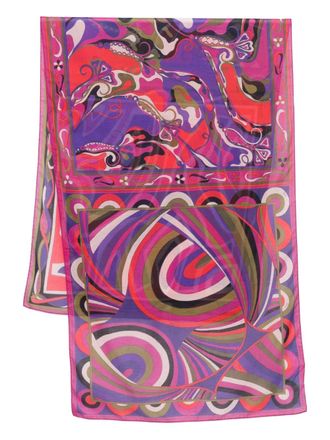 Pucci Pareo con stampa Orchidee - Rosa