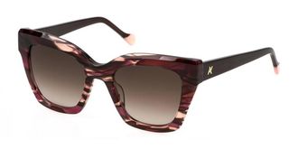 Yalea SYA142 CAROLINE 0ACH Womens Sunglasses Brown Size 52