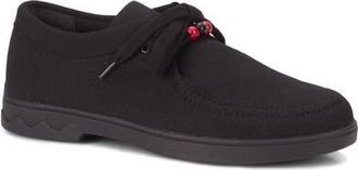 Ros Hommerson Greer Water Resistant Lace-Up Shoe in Black Knit at Nordstrom, Size 10.5