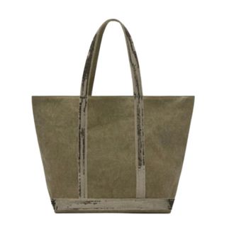 Vanessa Bruno Tote Bags, female, Green, Size: ONE SIZE Grand cabas