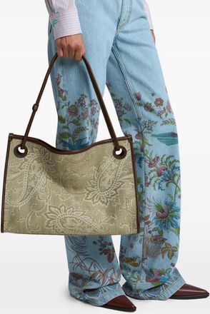 Etro Borsa tote Eyes media - Verde