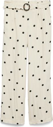 Vero Moda Schlupfhose VERO MODA VMJOAN HW WIDE PANT WVN BTQ, Damen, Gr. XL, N-Gr, birch aop:joan, Web, Obermaterial: 92% Viskose, 8% Polyester, bedruckt, lang, 