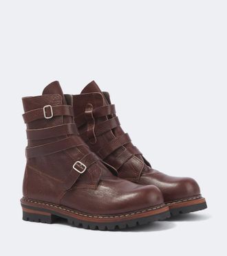 Our Legacy Botines Tanker de piel