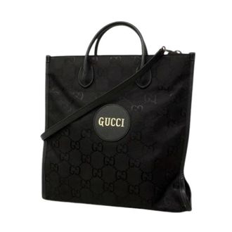 Gucci Pre-owned Tote Bags, male, Black, Size: ONE SIZE Pre-owned Tote Bag