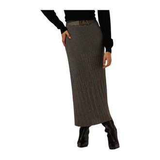 Twinset Dames, Rokken, Grijs, Maat: S