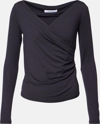 Max Mara Yale draped top