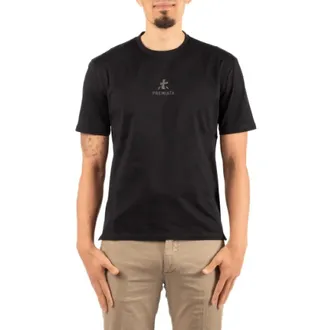 Premiata Heren, Tops, Zwart, Maat: S Katoen