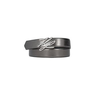Karl Lagerfeld Dames, Accessoires, Grijs, Maat: 65 CM Leer