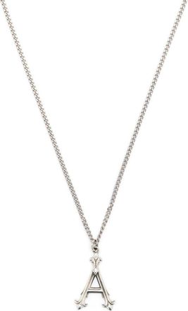 Emanuele Bicocchi Alphabet Pendant A sterling silver necklace - unisex - Sterling Silver - One Size