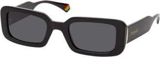 Polaroid Polarized Grey Rectangular Ladies Sunglasses PLD 6208/S/X 0807/M9 52