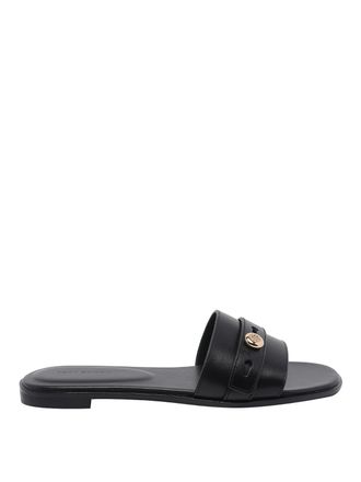 Tory Burch Black Romy Slide Sandals