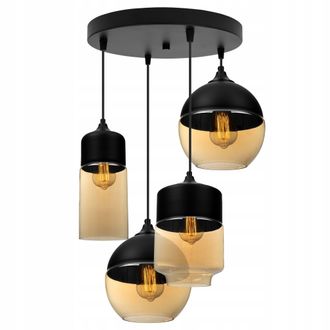 OEM L&aacute;mpara De Techo Colgante, Plaf&oacute;n De Cristal, L&aacute;mpara Led