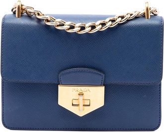 Prada Pre-owned Prada Saffiano Turnlock Chain Crossbody Ladies VPCP65JWPG6VD3N3
