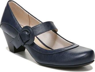 Life Stride Rozz Mary Jane Pump - Wide Width Available in Navy at Nordstrom, Size 7.5