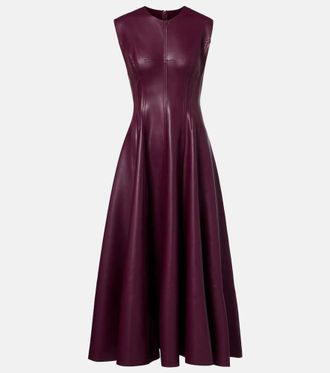 Norma Kamali Grace pleated midi dress