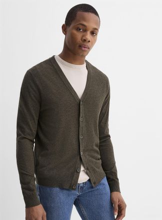 Le 31 Mens Silky knit Cardigan Sweater