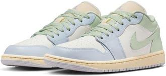Nike Jordan Air Jordan 1 Low Basketball Sneaker in 108 Sail/jadaur at Nordstrom, Size 10.5