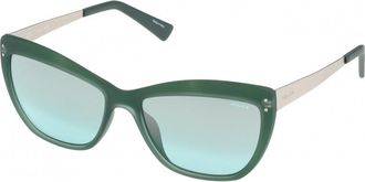 Police Womens S1971M56Z48X 56 Sunglasses - Green - One Size