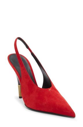 Khaite Bella Slingback Pump in Lipstick at Nordstrom, Size 7.5Us