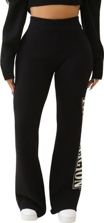 True Religion Jacquard Relaxed Sweatpants in Jet Black at Nordstrom, Size Medium