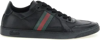 Gucci Black Lace Up Sneakers
