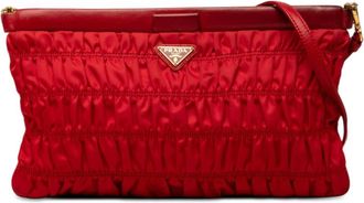 Prada Pre-owned Prada Tessuto Gaufre Crossbody Ladies 6T8S1LD3CEX73SP7