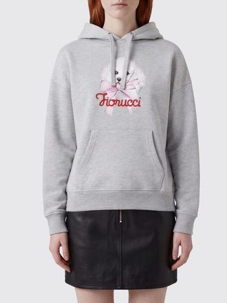 Fiorucci Felpa con cappuccio in cotone con logo Fiorucci
