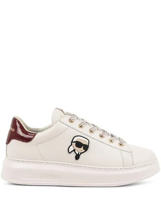 Karl Lagerfeld KAPRI leather sneakers - White