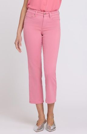 NYDJ Marilyn Straight Leg Ankle Jeans in Desert Rose at Nordstrom, Size 12
